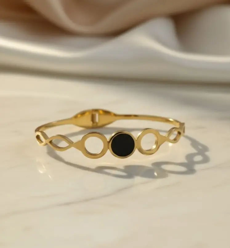 [SS Bracelet-950] Shadow Circle