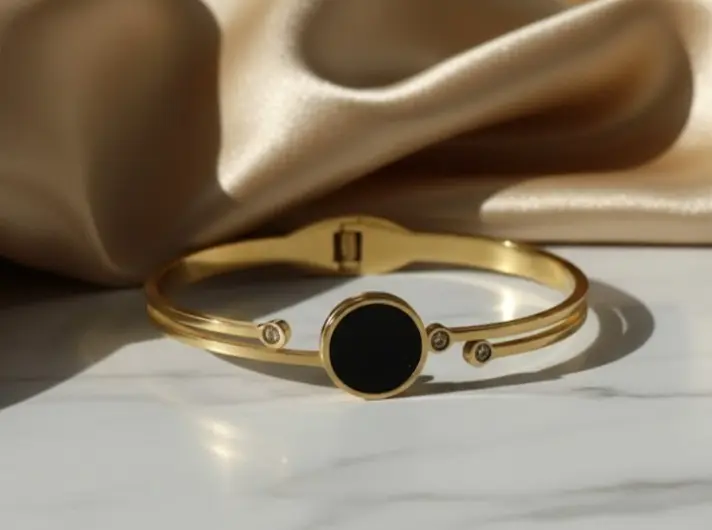 [SS Bracelet-977] Noir Radiance