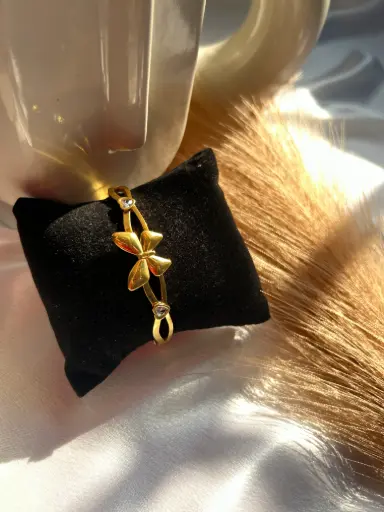 [SS Bracelet-715] Wings Of Gold