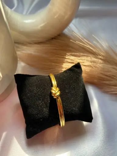[SS Bracelet-778] Golden Knot