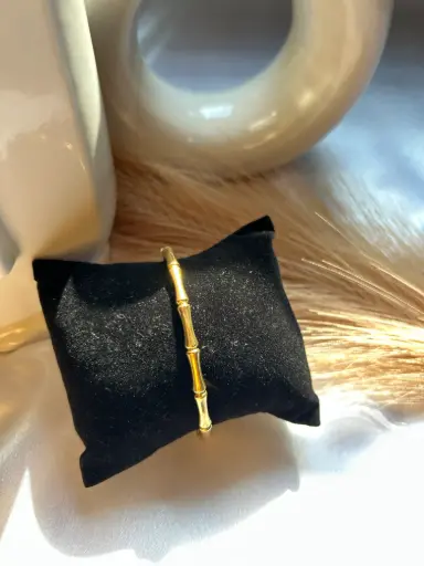 [SS Bracelet-820] Golden Bamboo