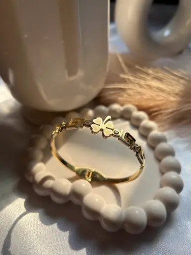 [SS Bracelet-1040] CloverLight